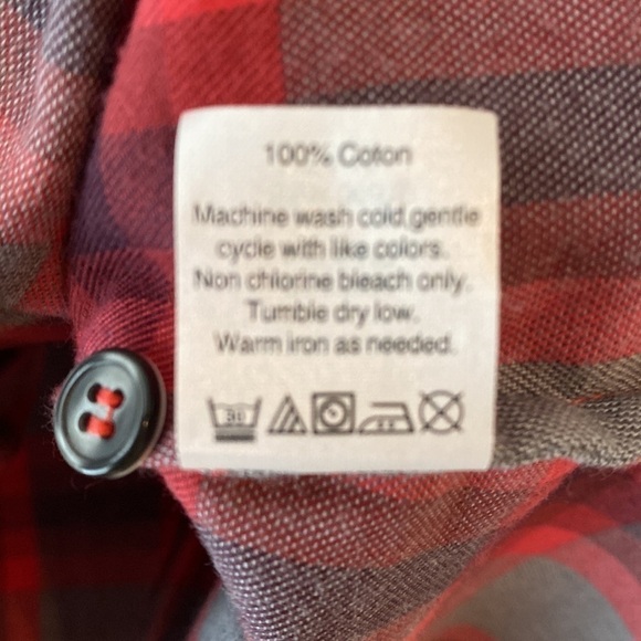 J. Crew Factory The Perfect Plaid Shirt Gray Red - Picture 12 of 12